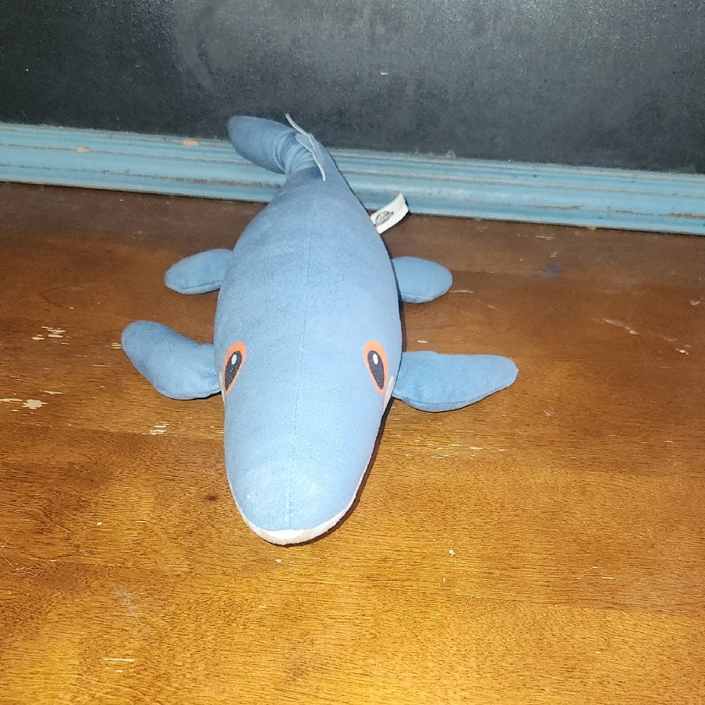 Blue Plush Fish Toy